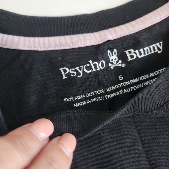 Psycho Bunny Men's Leonard Pima Cotton Logo Graphic Tee Size 5 (medium) palm - Picture 8 of 8